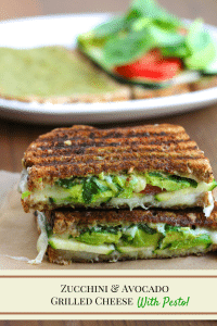 I could eat this avocado zucchini grilled cheese sandwich every day! My favorite grilled cheese sammie ever!
