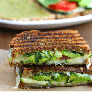 I could eat this avocado zucchini grilled cheese sandwich every day! My favorite grilled cheese sammie ever!