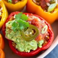 vegan stuffed peppers