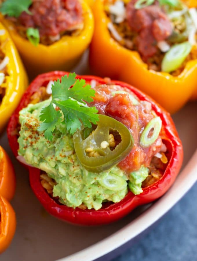 vegan stuffed peppers