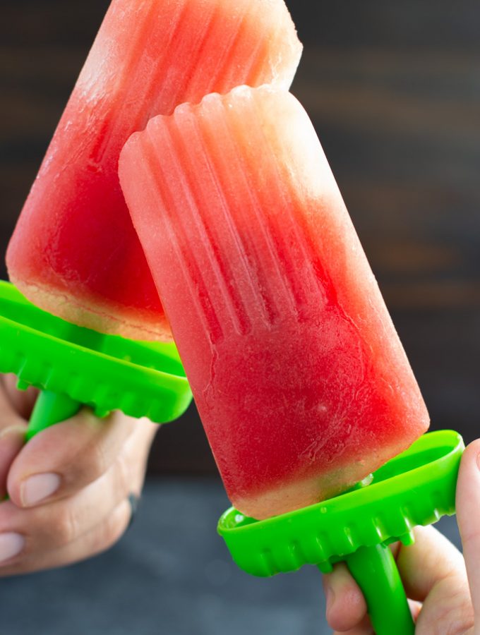 FRESH WATERMELON POPSICLES