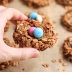 Recipe for Easter egg granola bird nests, and a craft tutorial for easter basket puzzle hunt + printable!
