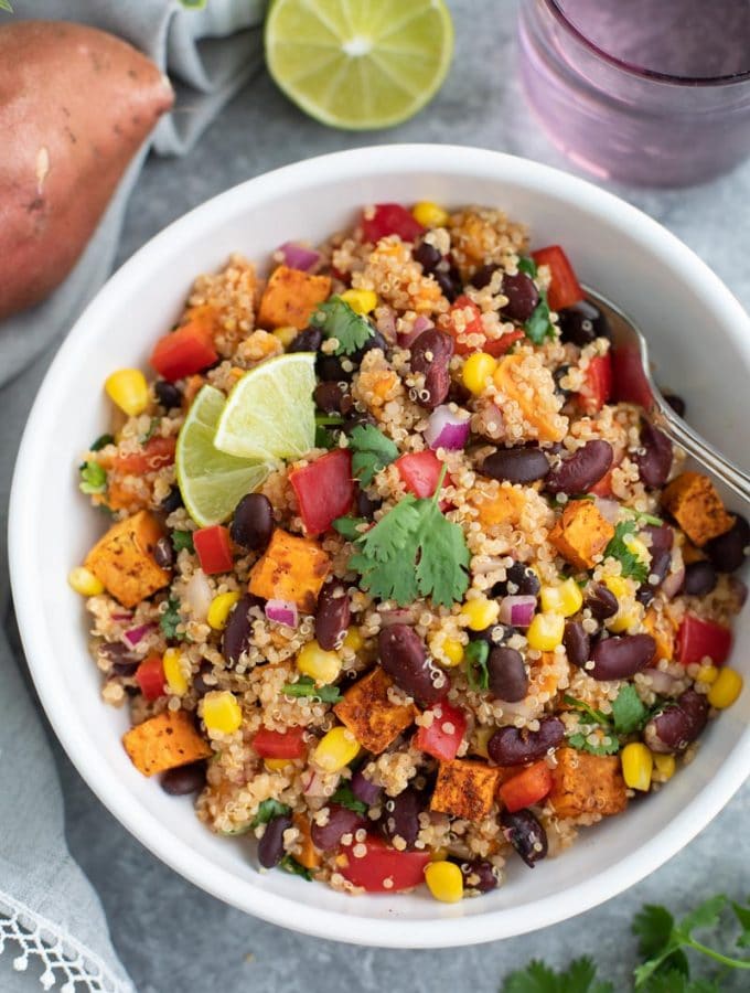 Southwest Quinoa Salad with Avocado