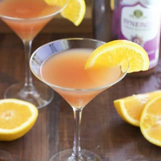 Tangy passionberry kombucha martinis that are mixed with a healthy alternative instead of sugar loaded fruit juices or soda. You don't have to feel guilty about having a few of these cocktails!