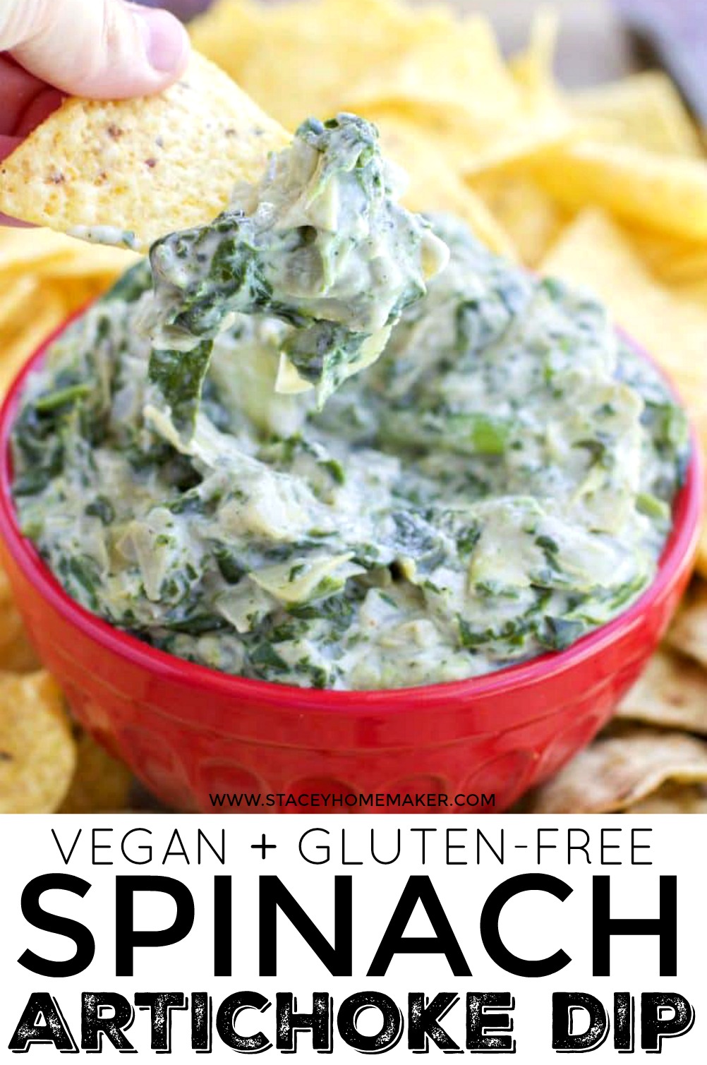 Easy Vegan Spinach Artichoke Dip Stacey Homemaker