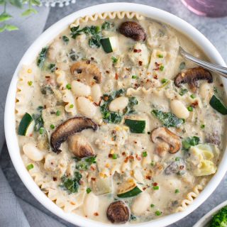 Vegan Lasagna Soup