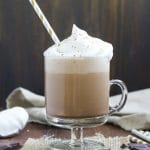 This Starbucks mocha frappuccino copycat recipe is my go-to drink when I'm craving a healthy afternoon caffeine boost. Creamy coconut milk, aquafaba whipped cream and NO added sugar!