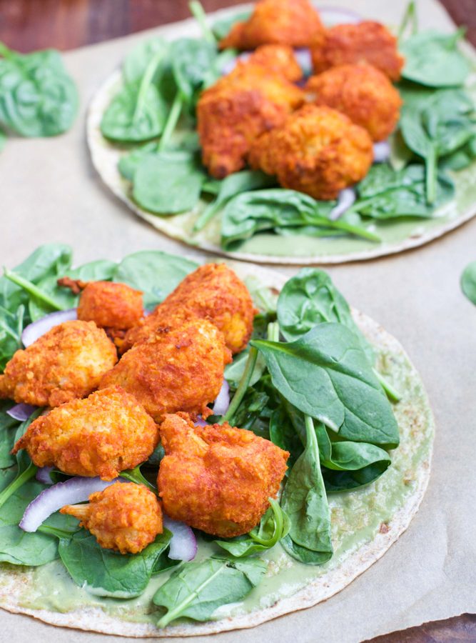 Buffalo Cauliflower Tacos