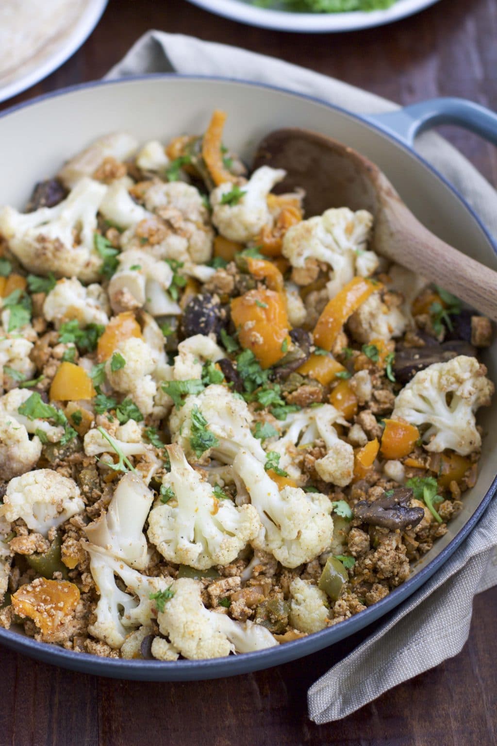 Roasted Cauliflower Tofu Tacos