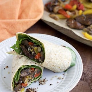 Roasted Veggie Wraps