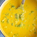 vegan broccoli cheese soup