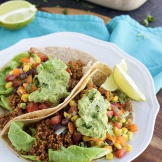 This walnut quinoa vegan taco meat recipe is my family's favorite taco filling for Taco Tuesday! It has so much flavor and it's so good for you! Vegan, dairy-free, gluten-free.
