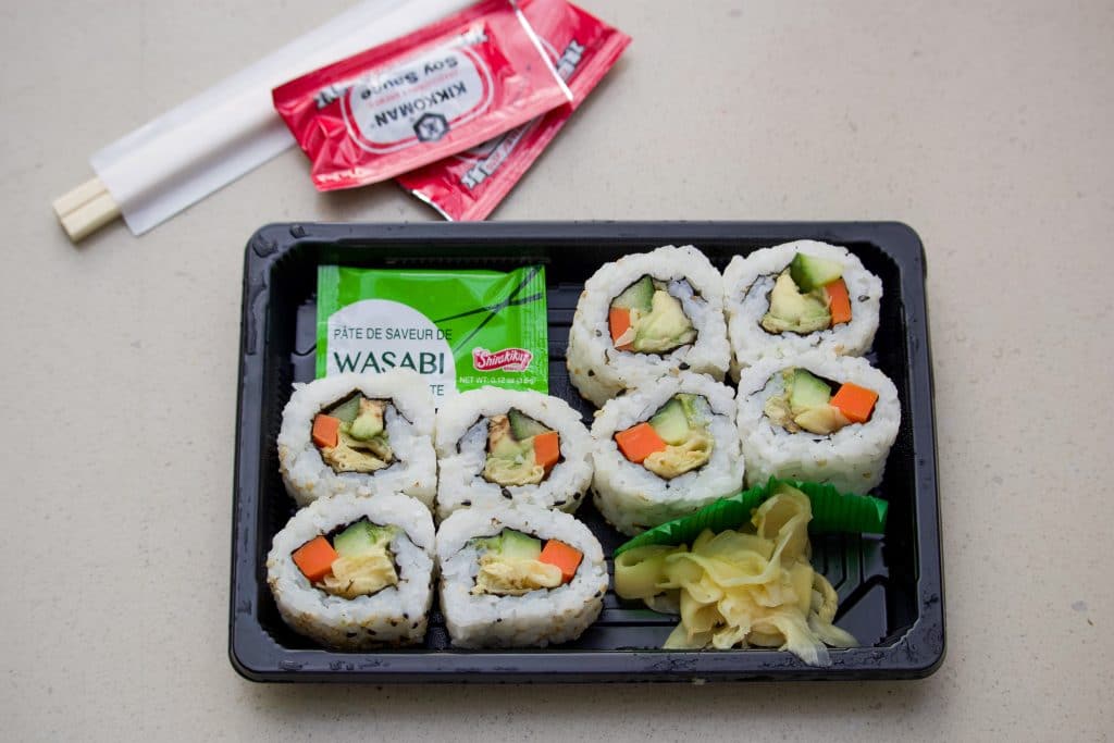 Sushi vegano al Katsura Grill