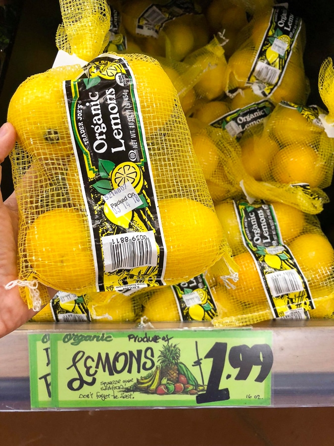 Trader Joe's Bag of Organic Lemons – We'll Get The Food