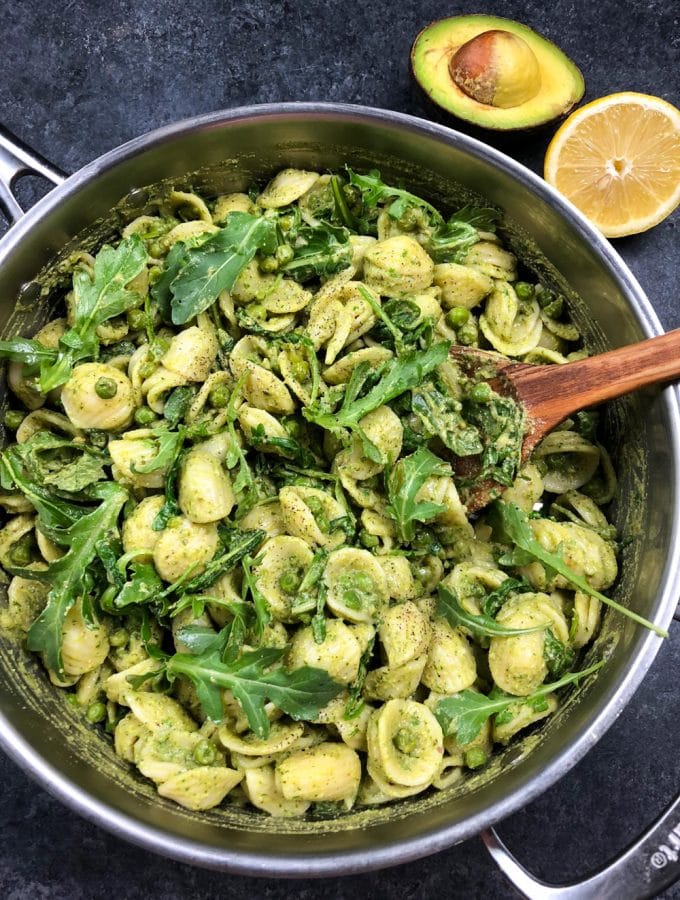 vegan pesto pasta