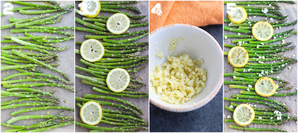 A photo collage showing how to make the recipe in 4 easy steps.
