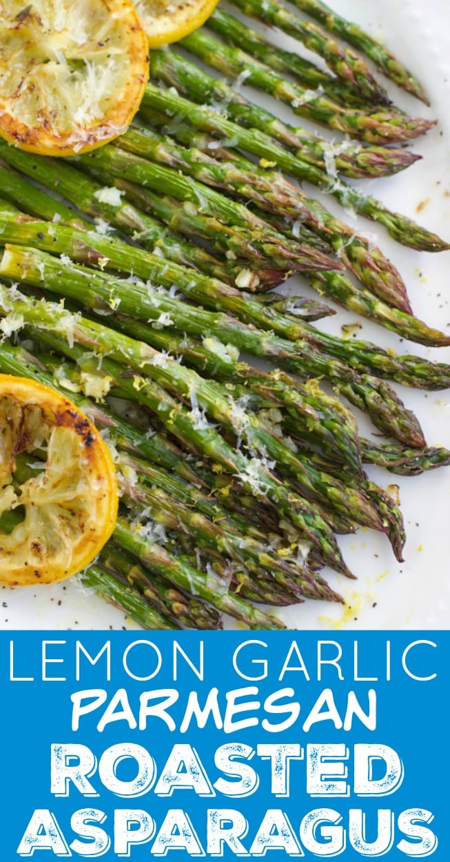 Lemon Garlic Roasted Asparagus Stacey Homemaker