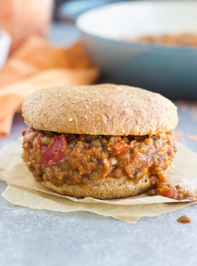 Vegan Lentil Sloppy Joes