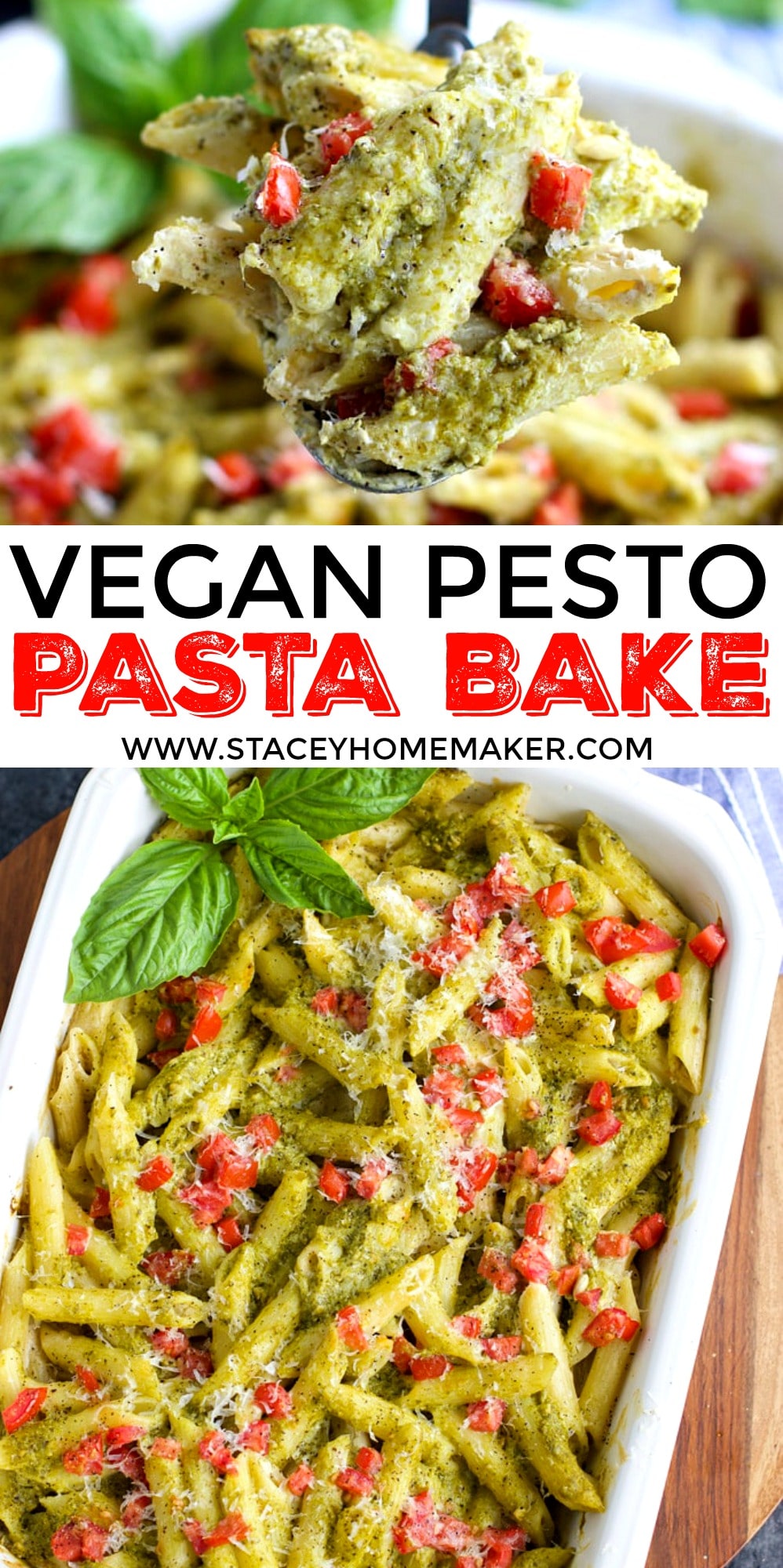 Vegan Pesto Pasta Bake Stacey Homemaker