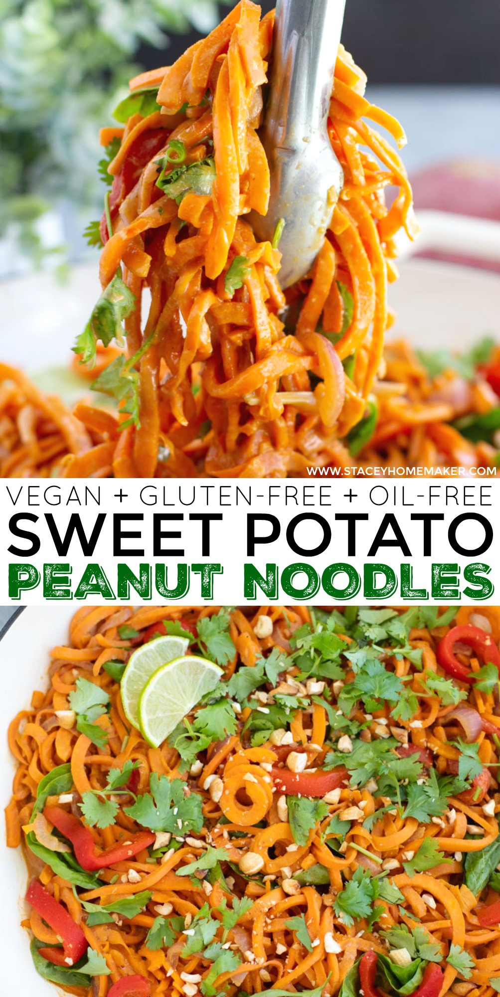 Vegan Sweet Potato Peanut Noodles Stacey Homemaker