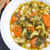 Vegetarian Cabbage Soup with Carrots