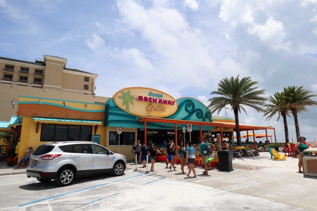 Outside view of Frenchy's Rockaway Grill on Clearwater Beach. 