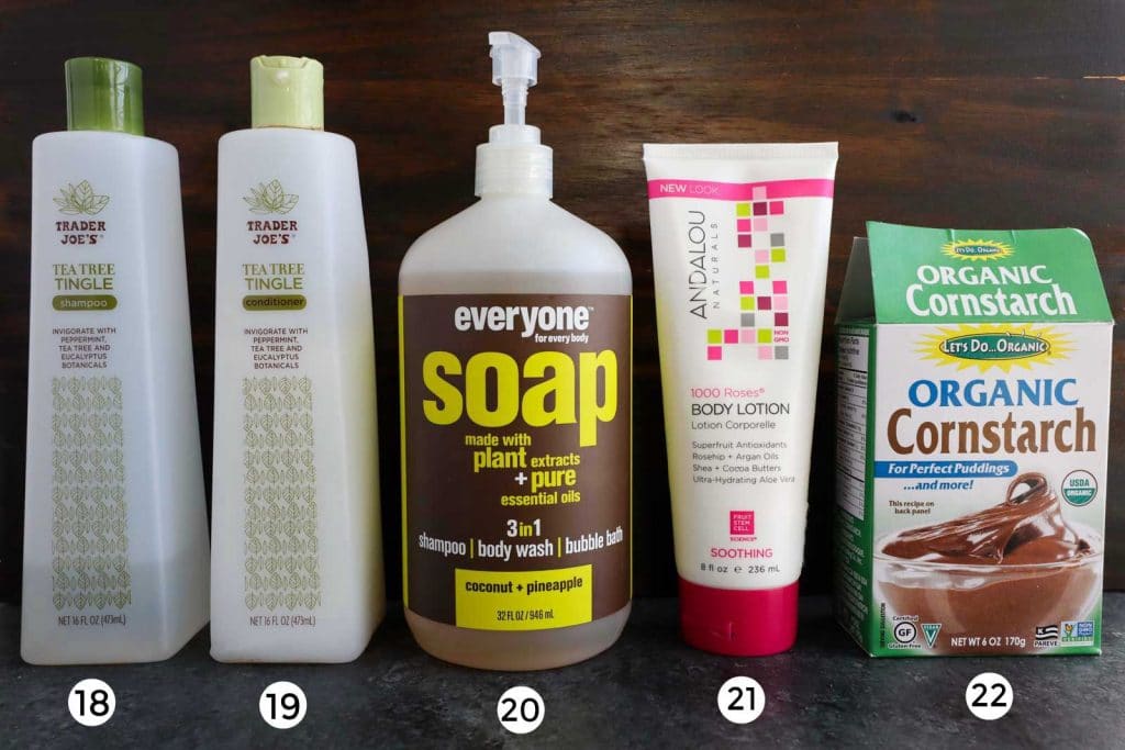 A picture showing multiple cruelty-free vegan beauty products.