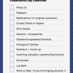 disney cruise ship packing list