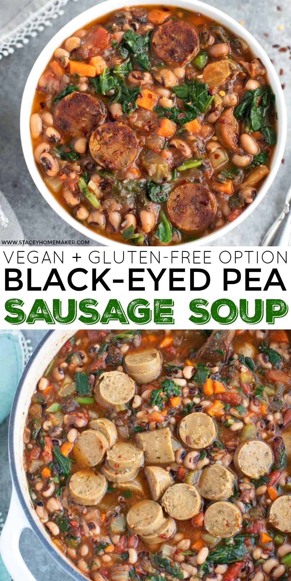 Vegan BlackEyed Pea Soup Stacey Homemaker