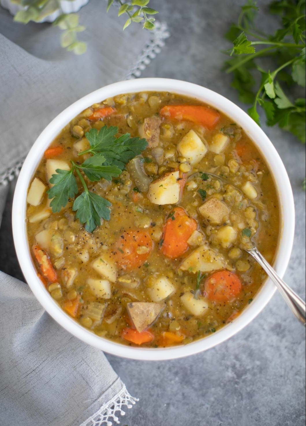 Slow Cooker Vegan Split Pea Soup Stacey Homemaker