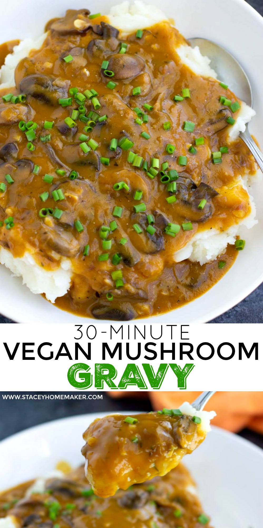 Creamy Vegan Mushroom Gravy Stacey Homemaker