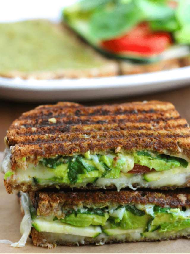 Vegan Zucchini Avocado Grilled Cheese