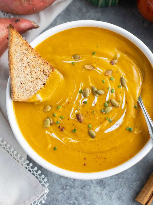 Pumpkin Sweet Potato Soup